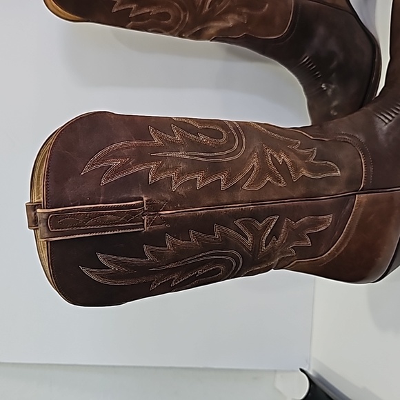 Charlie 1 horse Lucchese brown ladies leather western cowgirl boots Size 10 main image 16